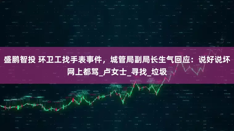 盛鹏智投 环卫工找手表事件，城管局副局长生气回应：说好说坏网上都骂_卢女士_寻找_垃圾